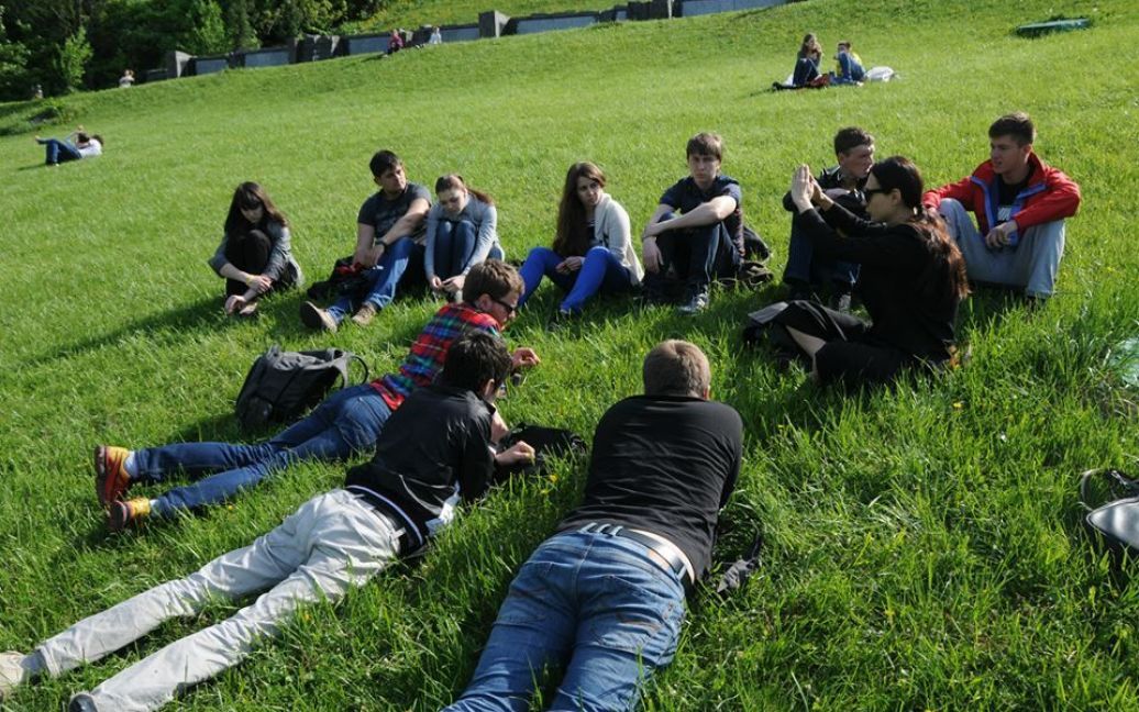 Студенты из Донецкой области провели майские праздники в Киеве и Львове / © 