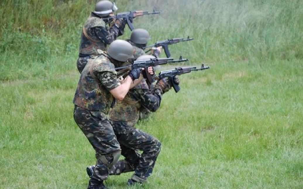 Бойцы батальона "Донбасс" на тренировке / © vv.gov.ua