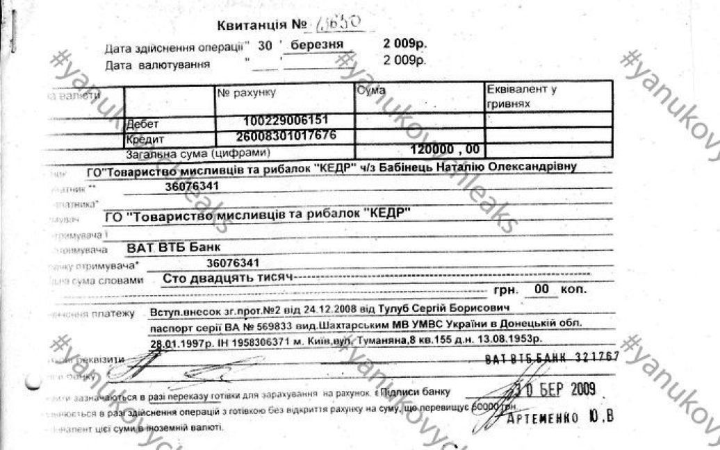 Охота на землях Януковича богачи платили десятки тысяч гривен / © yanukovychleaks.org