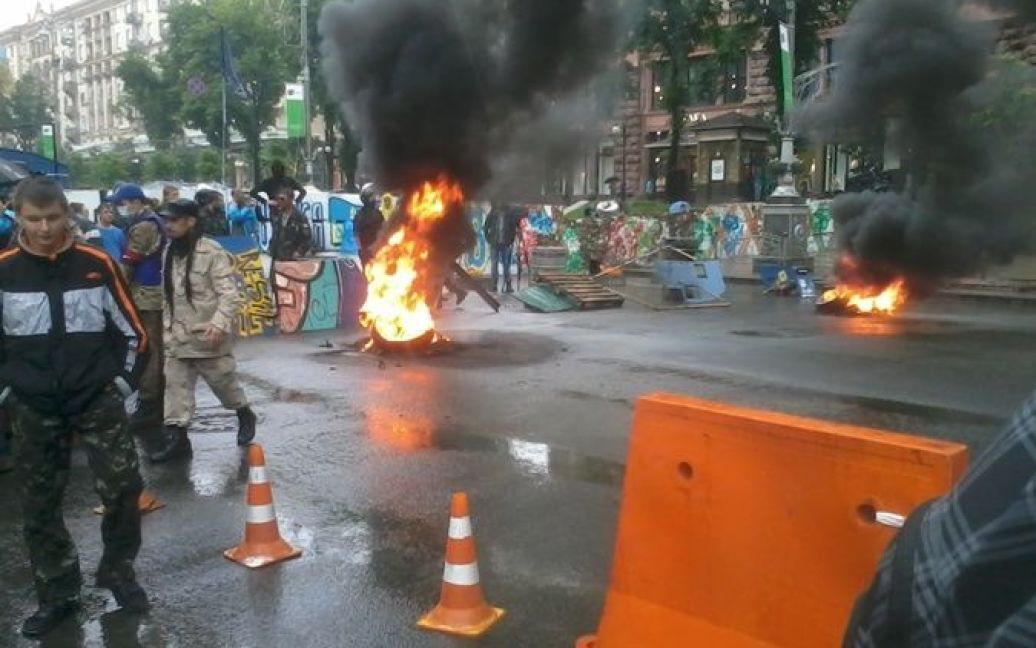 На Майдані знову горять шини / © "Комсомольская правда" в Украине