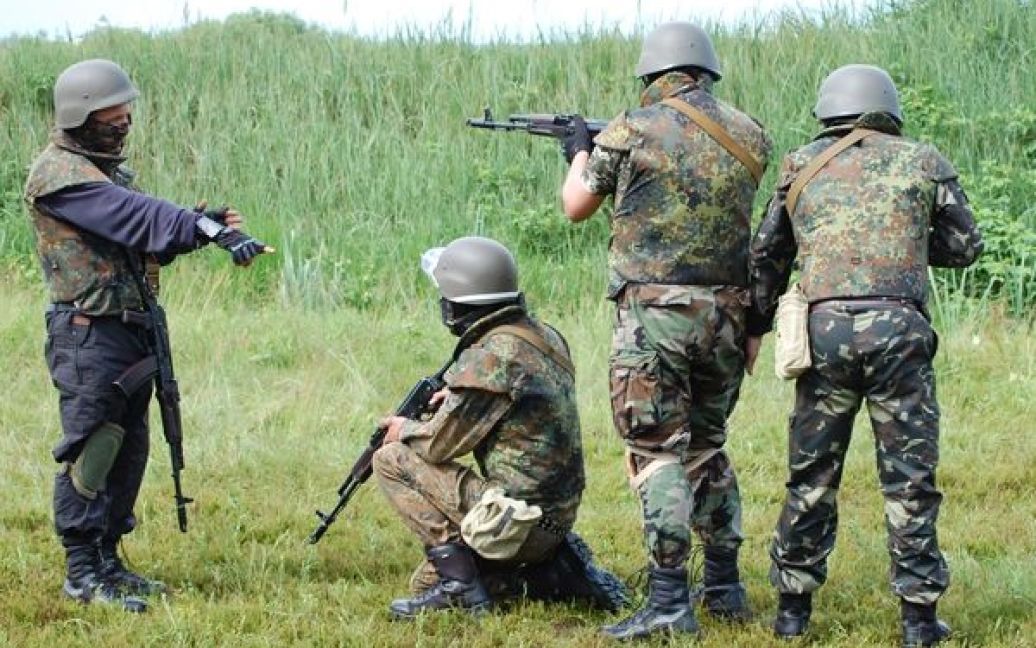 Бойцы батальона "Донбасс" на тренировке / © vv.gov.ua
