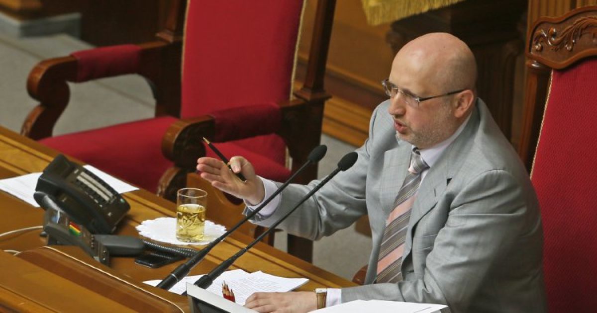 Турчинов заявил, что депутаты соберутся 14 августа