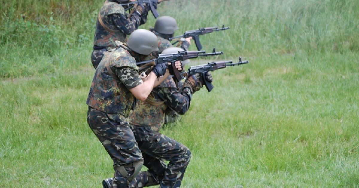 Бійці батальйону "Донбас" на тренуванні / © vv.gov.ua