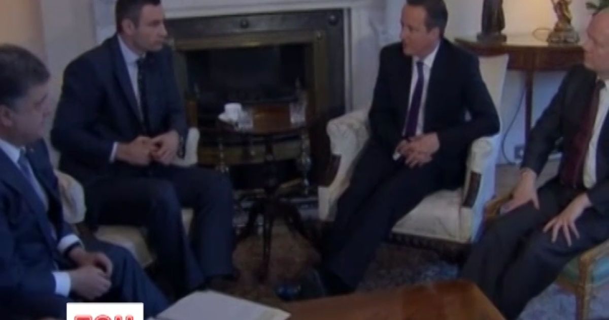 В Лондоне украинских политиков принял премьер-министр