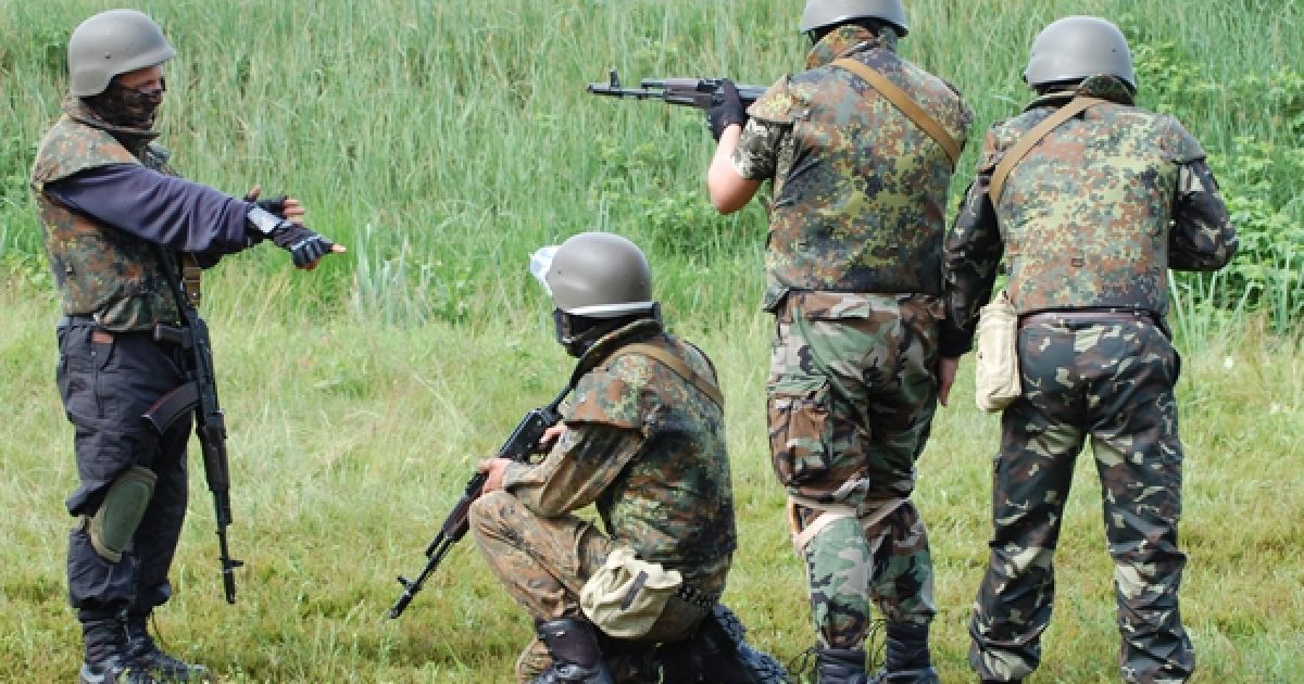 Бійці батальйону "Донбас" на тренуванні / © vv.gov.ua