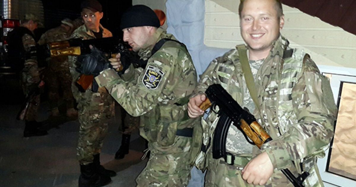 Бойцы подразделения "Киев-1"