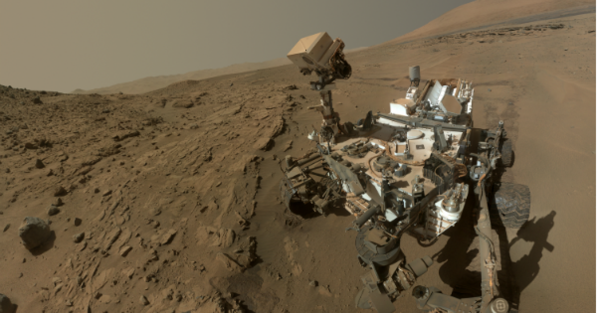 Снимки Марса. Curiosity сфотографировал горы в кратере Гейла