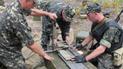 Военные провели учения на полигоне