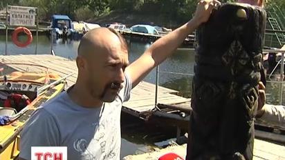 Викраденого Перуна знайшли на берегу Дніпра