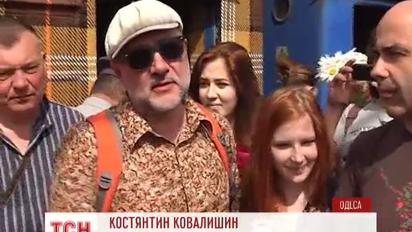 "Поезд Дружбы" прибыл в Одессу из Львова