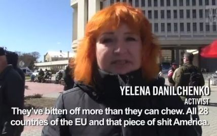 Легендарная "беженка из Донецка" пообещала научить США "лапшу лаптями хлебать"