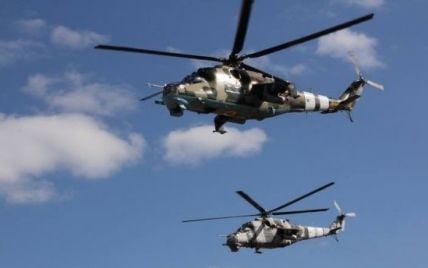 Шесть боевых вертолетов РФ нарушили воздушное пространство Украины