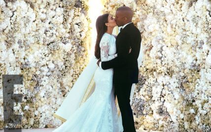 Романтическое фото со свадьбы Кардашян и Уэста побило рекорды Instagram
