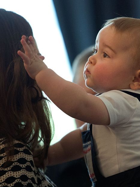 Герцогиня Кэтрин с сыном принцем Георгом / © Getty Images