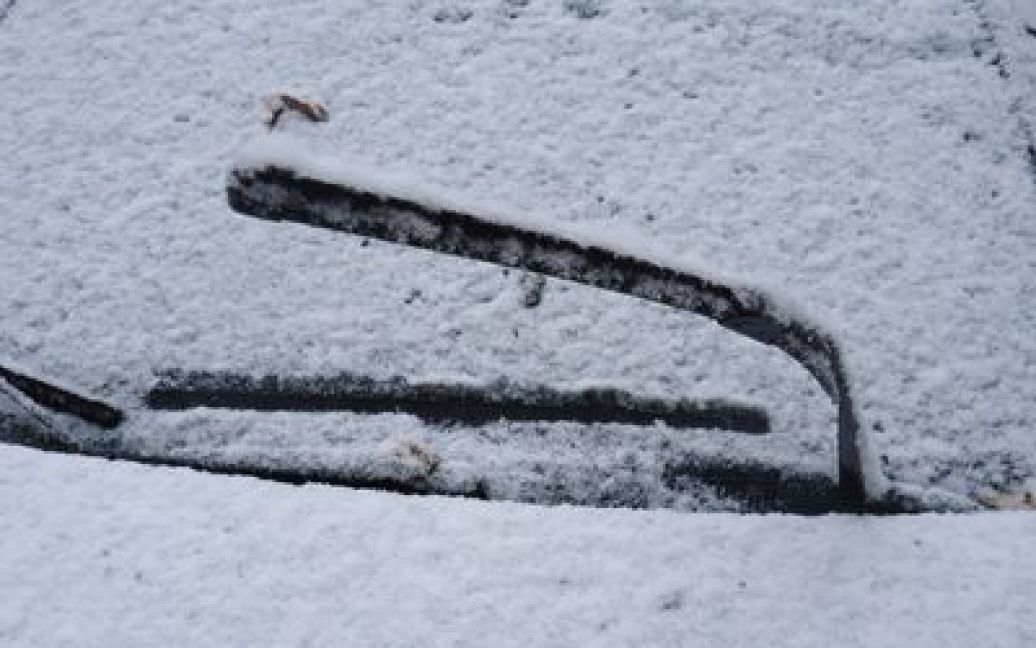 Донецьк вже засипало снігом / © donbass.ua