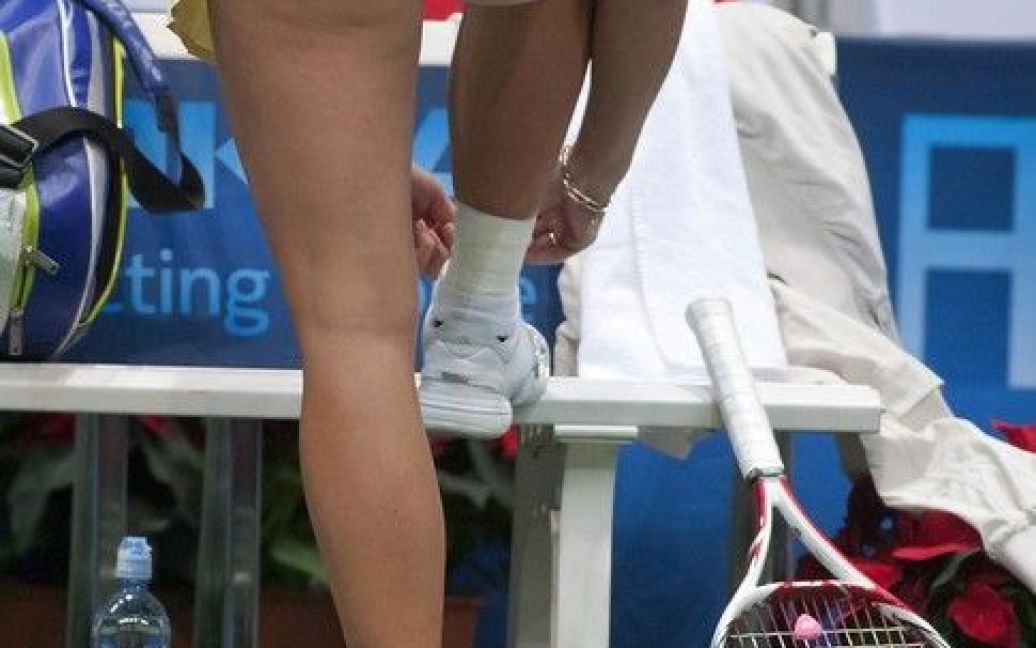 Перша ракетка світу Каролін Возняцкі влаштувала справжнє шоу на благодійному тенісному матчі / © AFP