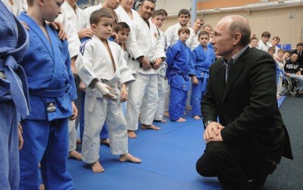 Володимир Путін відвідав регіональний центр дзюдо у Кемерово. / © premier.gov.ru
