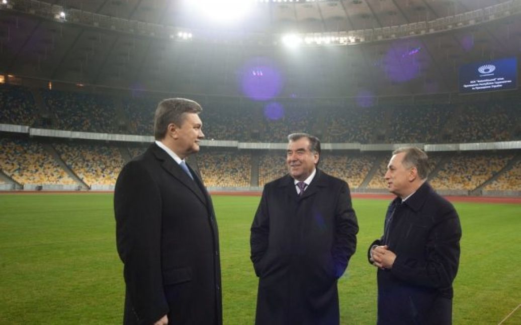 Президенти відвідали реконструйований НСК "Олімпійський" / © President.gov.ua