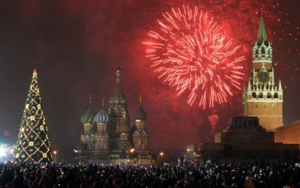 Зустріч Нового року. Москва / © AFP