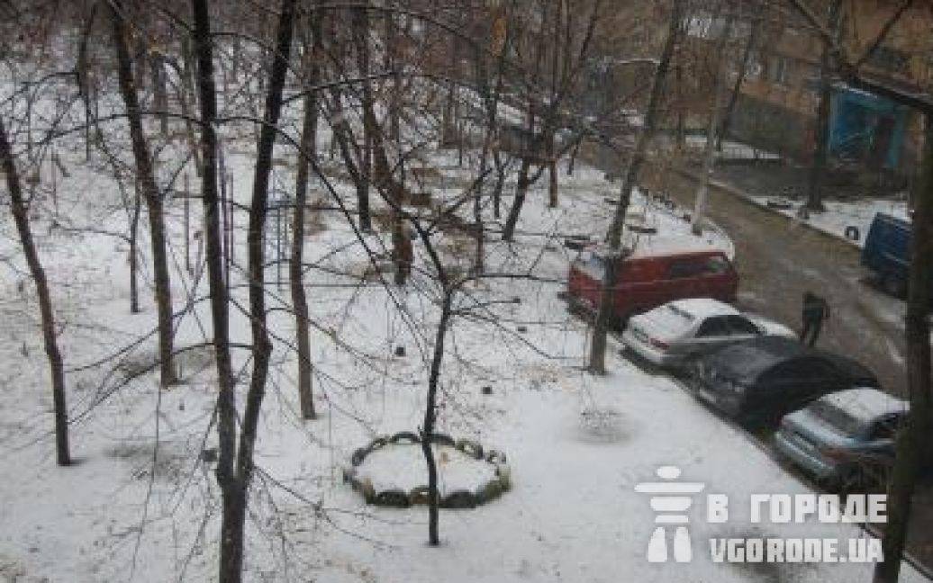 Донецьк вже засипало першим снігом / © dn.vgorode.ua