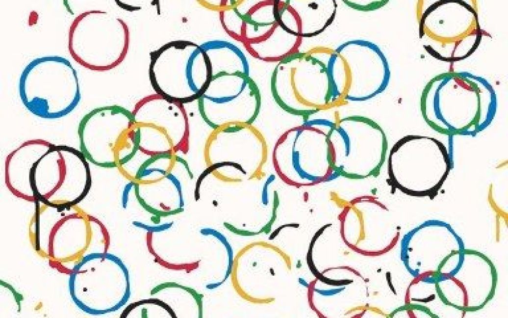 Плакат до Олімпіади-2012 робти Рейчел Вайтрід під назвою "Лондон 2012". / © AFP