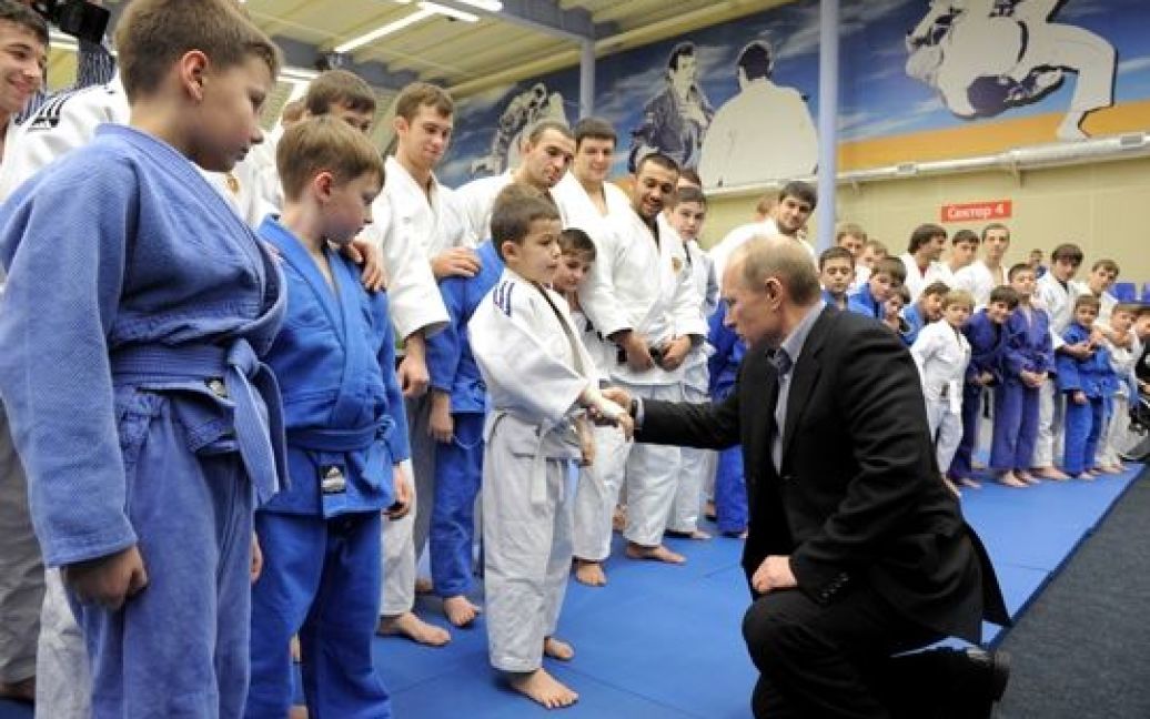 Володимир Путін відвідав регіональний центр дзюдо у Кемерово. / © premier.gov.ru