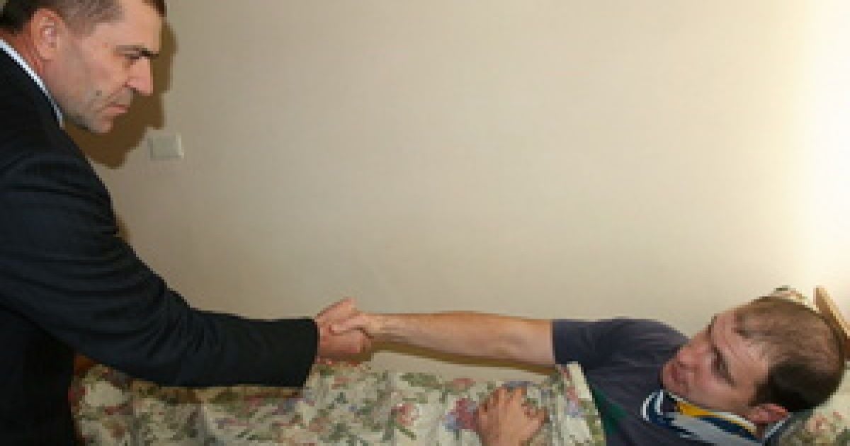 Постраждалий під Радою спецназівець Чеслав Багдюн