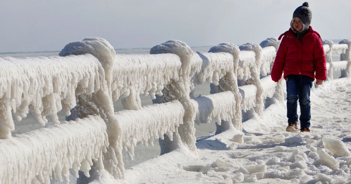 Черное Море Зимой Фото