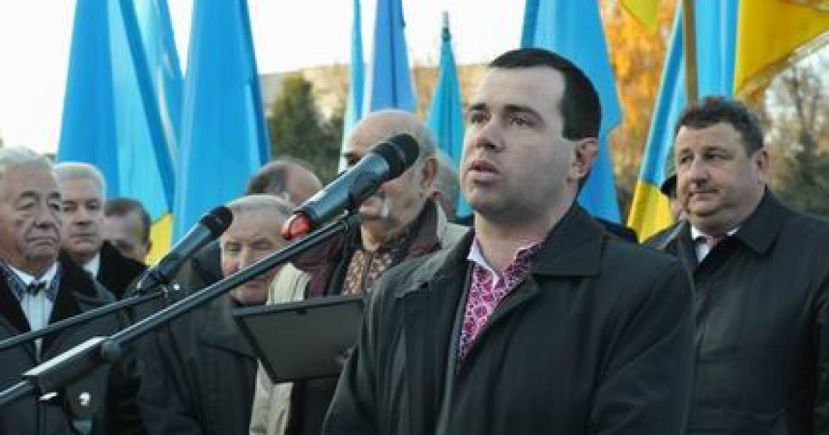 У Самборі відкрили і освятили пам&rsquo;ятник Бандері / © прес-служба КУН