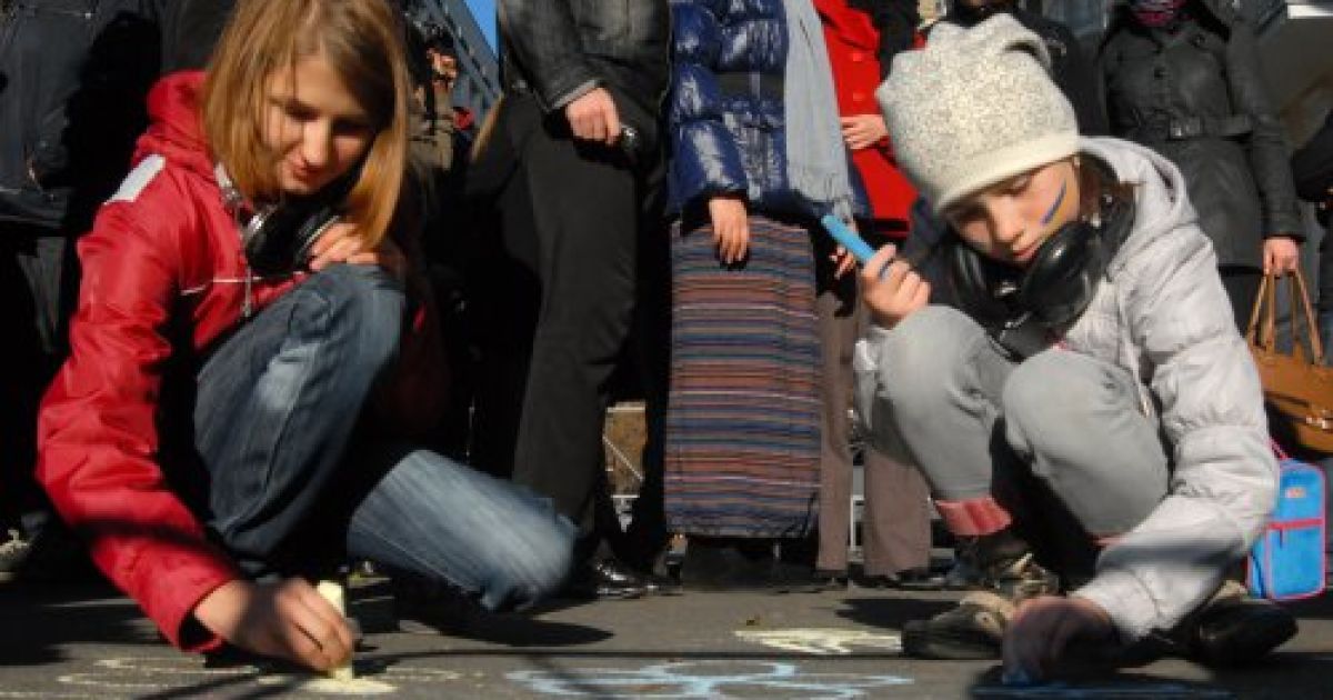 Акція проти Закону "Про телебачення та радіомовлення" у Києві / © УНІАН