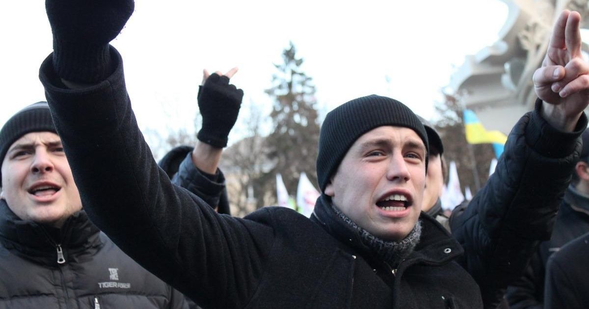 В Хмельницькому сутички виникли під час "Маршу порожніх гаманців" між підприємцями та активістами Партії регіонів. / © Газета Є