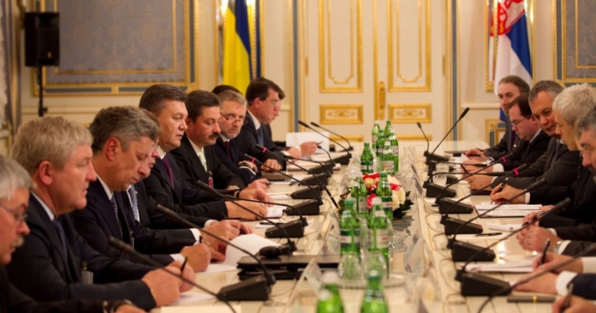 Після зустрічі під головуванням президентів відбулись українсько-сербські переговори в розширеному складі. / © President.gov.ua