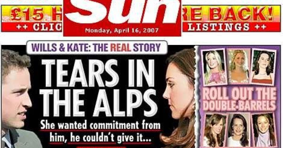 The Sun часть друкує "сенсаційні" історії з життя знаменитостей