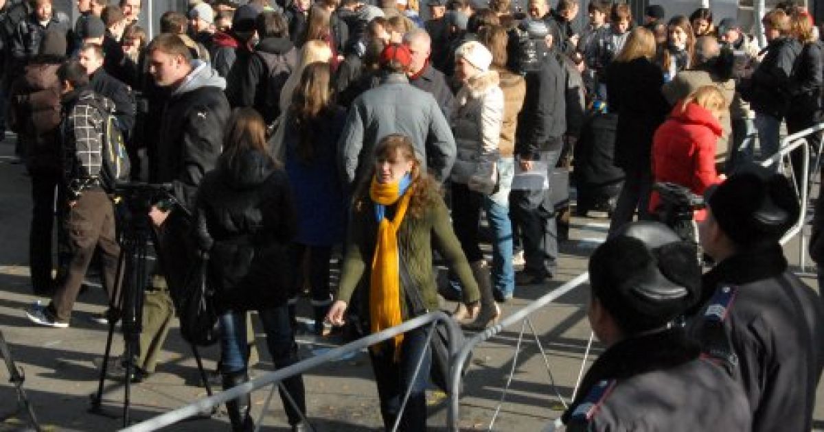 Акція проти Закону "Про телебачення та радіомовлення" у Києві / © УНІАН