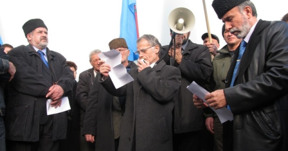 Мітинг прихильників Меджлісу "Ні &mdash; провокаторам! Так &mdash; єдності кримськотатрського народу!" / © Меджліс