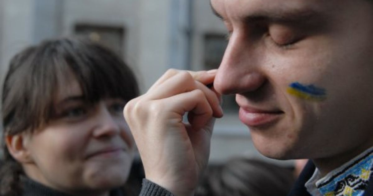 Акція проти Закону "Про телебачення та радіомовлення" у Києві / © УНІАН