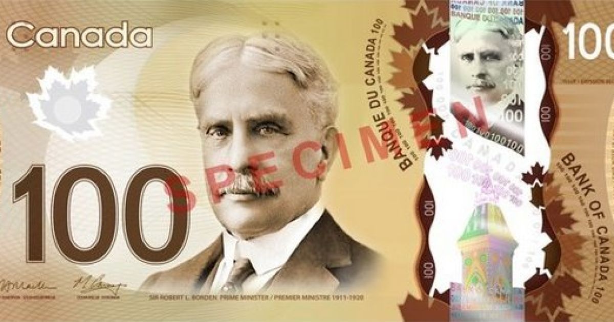 Канада переходить на пластикові гроші