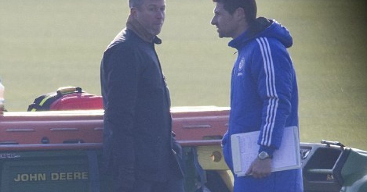 Абрамович на тренуванні "Челсі"