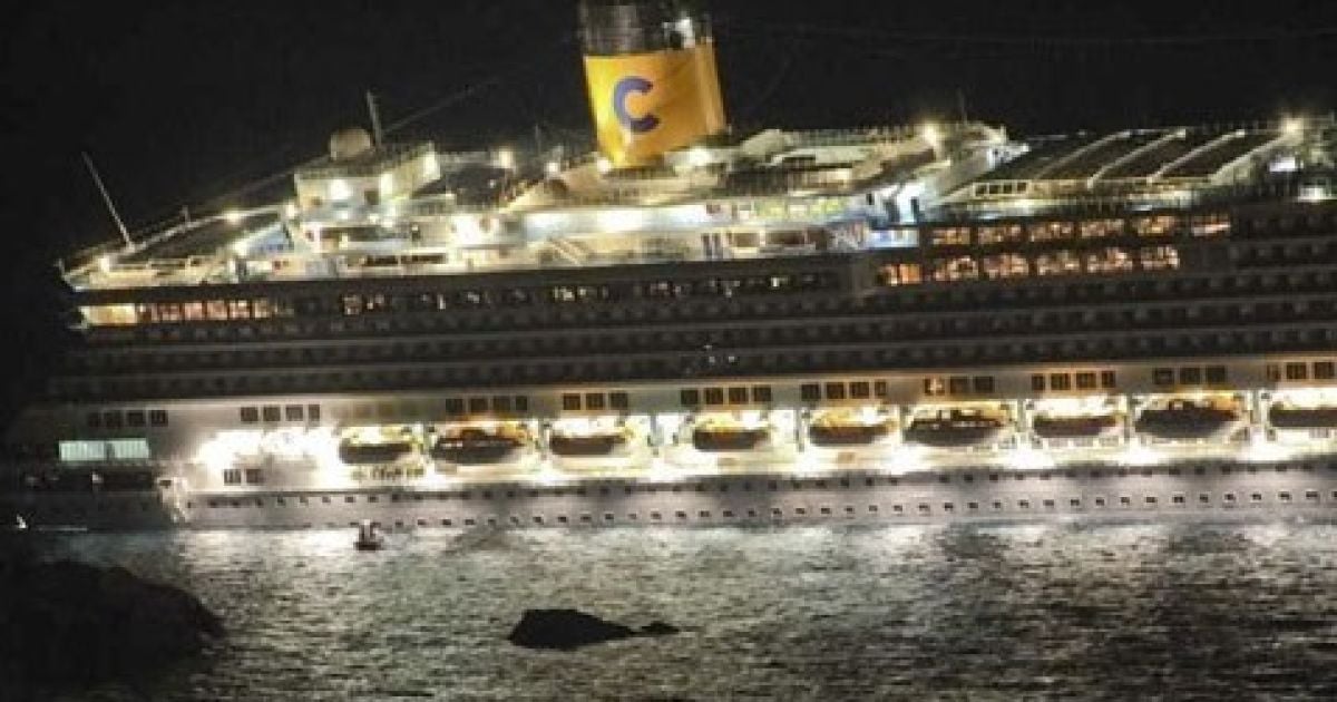 Катастрофі Costa Concordia передував невдалий спуск на воду