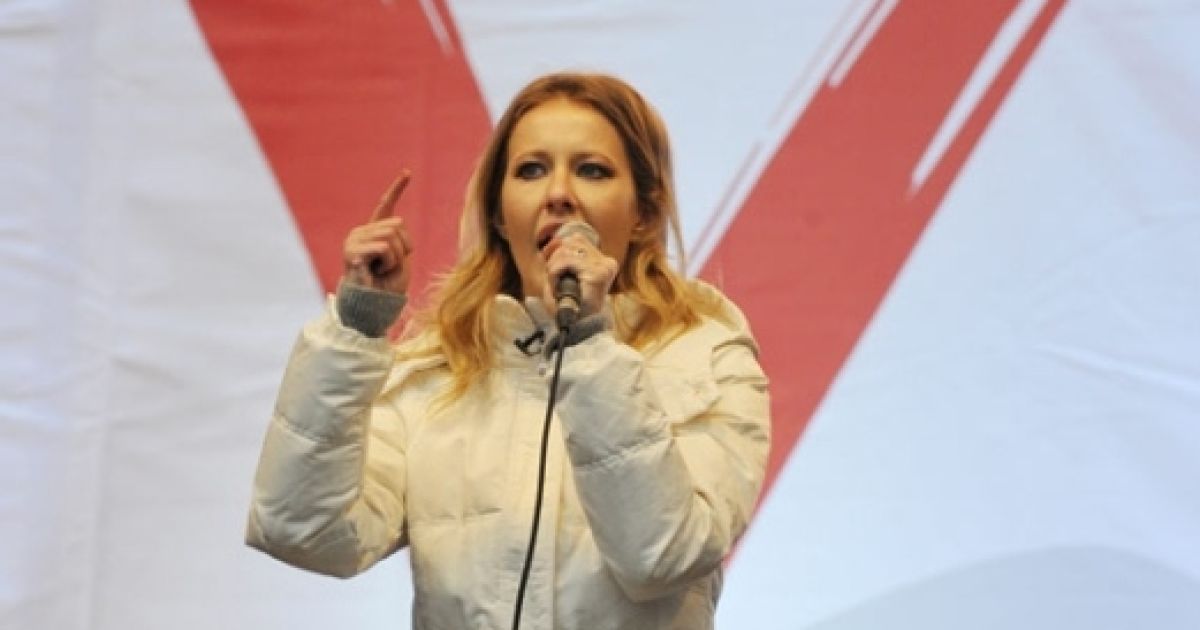 Собчак запевняє, що зовсім не рветься в політику