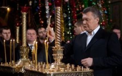 Янукович вдруге відсвяткував Різдво на Тернопільщині