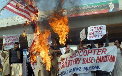 Масові антиамериканські демонстрації охопили Пакистан