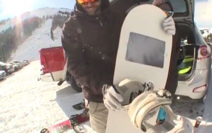 Створено унікальний сноуборд з вбудованим планшетом iPad