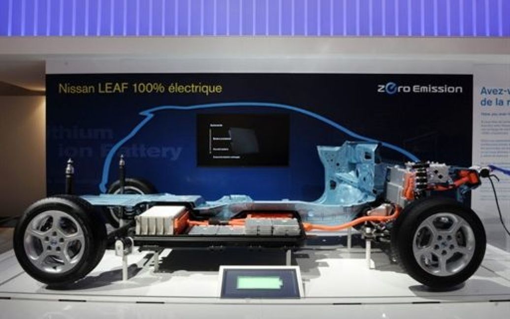 Структура нового електрокару Nissan Berline Leaf / © AFP