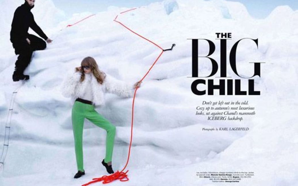 Зимова колекція Карла Лагерфельда / © Harper's Bazaar