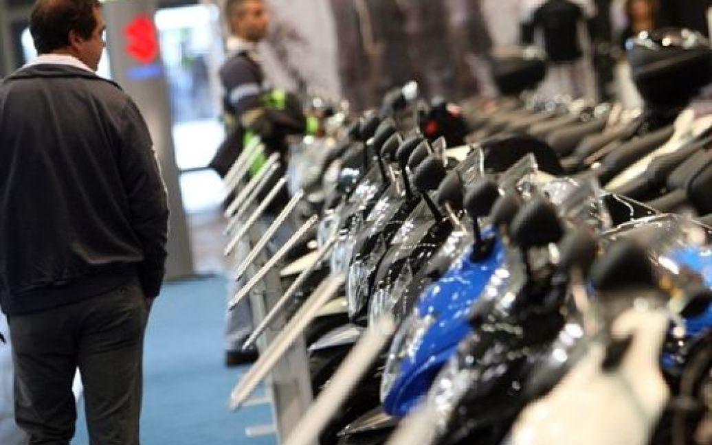 Найбільша у світі мотовиставка Intermot, яка проходить у Кельні (Німеччина), цього року зібрала більше тисячі фірм з 40 країн, які представляють мотоцикли, квадроцикли, трайки, скутери тощо. / © 