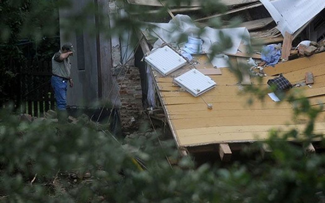 Наслідки руйнівної повені у Польщі. Місто Богатінія / © AFP