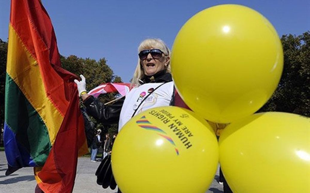 У гей-параді в Бєлграді взяли участь більше тисячі людей. / © AFP