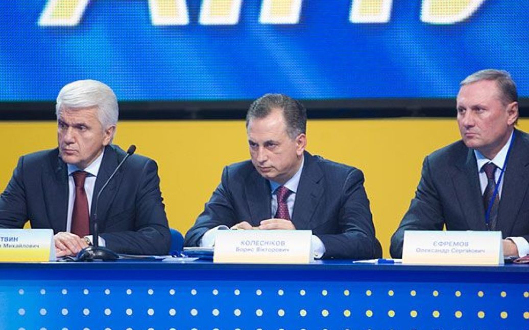 Володимир Литвин, Борис Колесніков, Олександр Єфремов / © President.gov.ua