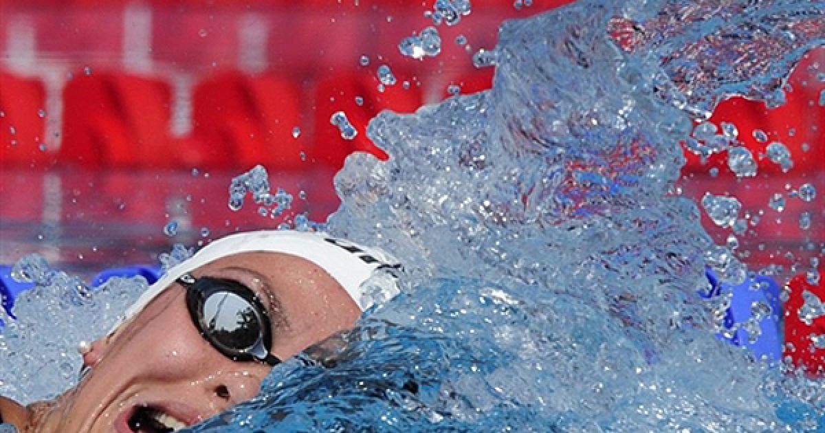 Виступ ірландки Грейні Мерфі у запливі на 1500 метрів вільних стилем на Чемпіонаті Європи з плавання у Будапешті. / © AFP